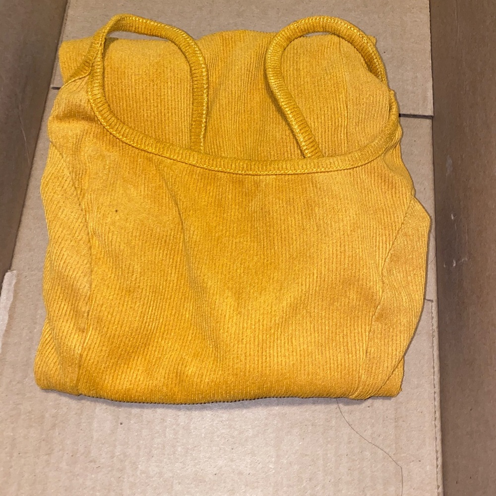 Mustard Fitted Dress